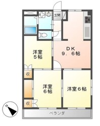 カモミール壱番館の物件間取画像